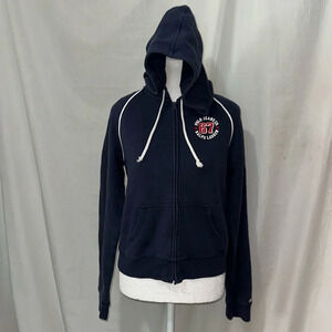 Ralph Lauren Polo Jeans Co 67 Hoodie Navy Blue M Fleece Zip Up Casual Wear